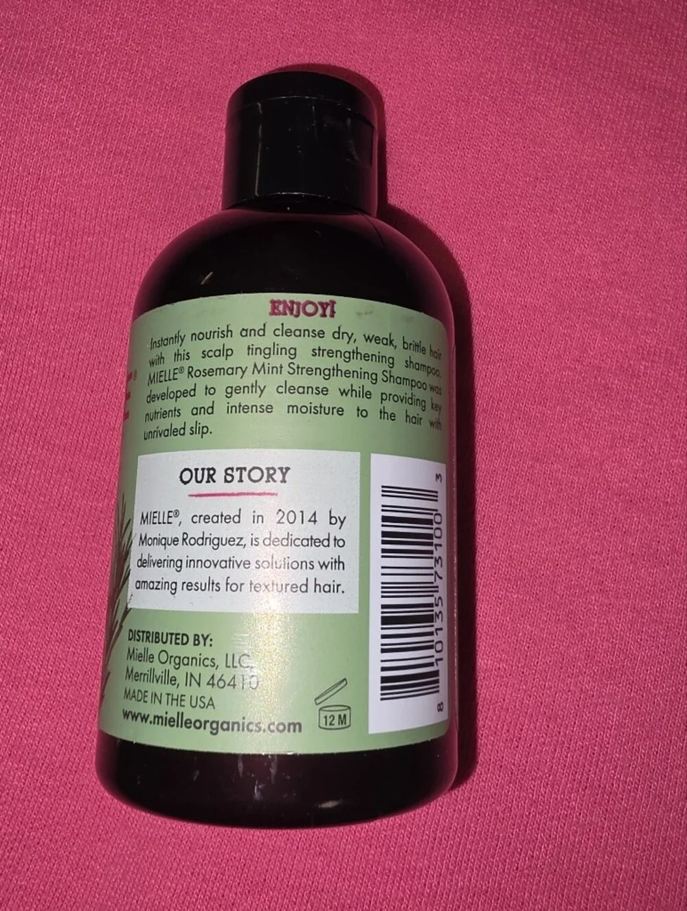 Mielle Rosemary Mint Strengthening Shampoo - Green